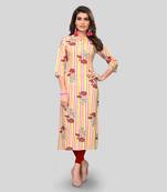 Multicolor printed rayon ethnic-kurtis