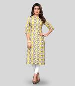 Multicolor printed rayon ethnic-kurtis