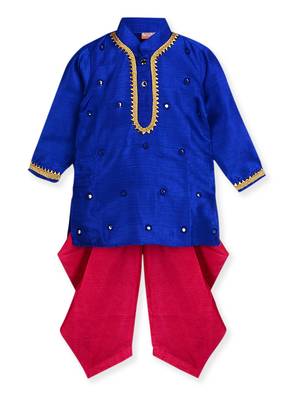 Mirror Work Kurta Dhoti Pants 1