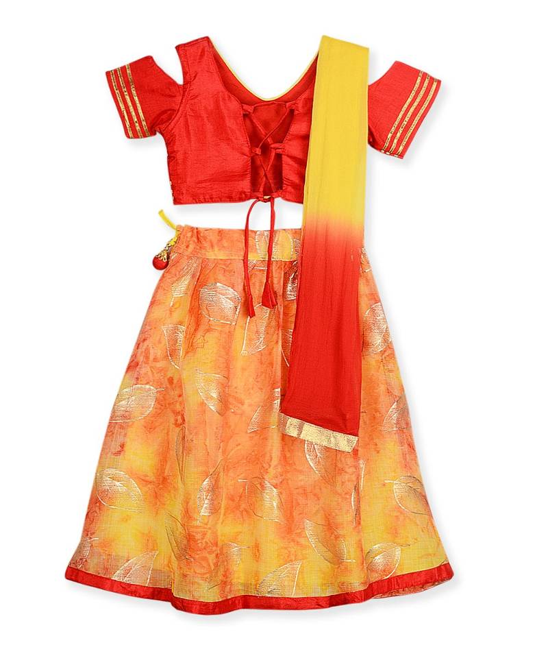 Cold Shoulder Princess Lehenga Choli