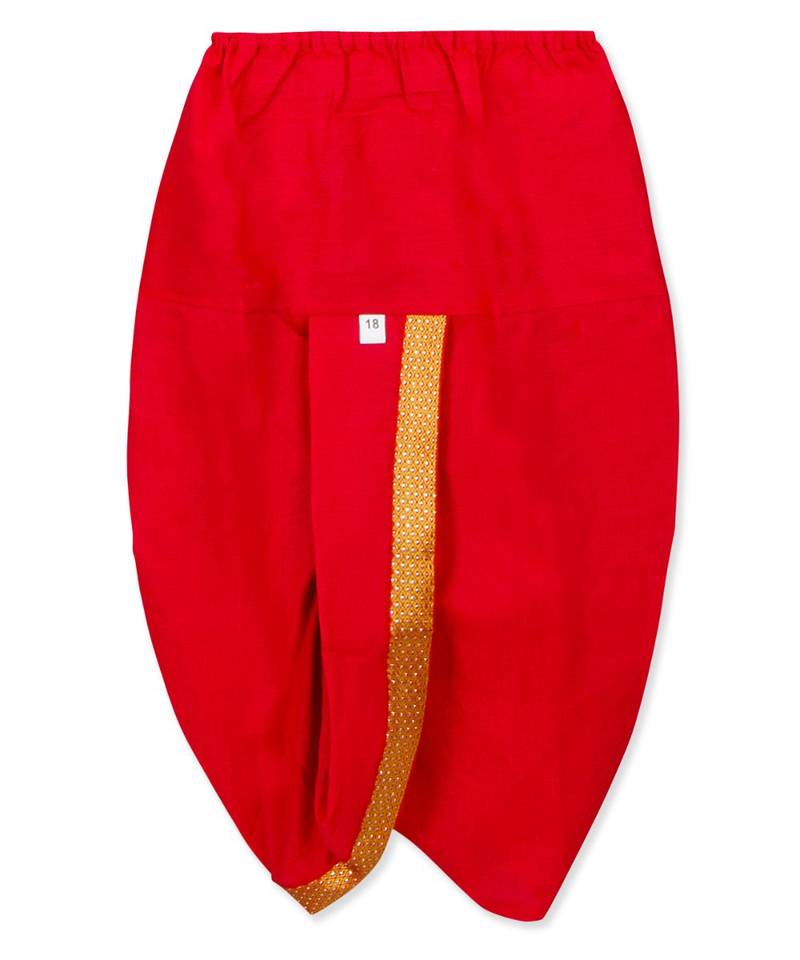 Blue Cotton Angrakha kurta with Dhoti