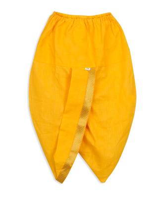 Red Angrakha Kurta Dhoti Krishna Dress 4