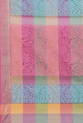 CLASSICATE From The House Of The Chennai Silks Women's Multicolor Coimbatore Cotton Saree With Running Blouse 4