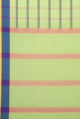 CLASSICATE From The House Of The Chennai Silks Women's Multicolor Silk Cotton Saree With Running Blouse 4