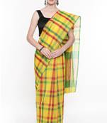 CLASSICATE From The House Of The Chennai Silks Women's Multicolor Silk Cotton Saree With Running Blouse