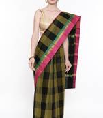 CLASSICATE From The House Of The Chennai Silks Women's Multicolor Silk Cotton Saree With Running Blouse