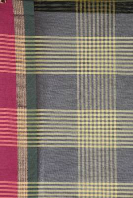 CLASSICATE From The House Of The Chennai Silks Women's Multicolor Silk Cotton Saree With Running Blouse 4
