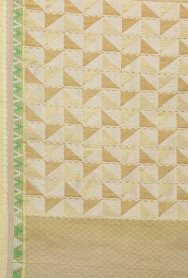 CLASSICATE From The House Of The Chennai Silks Women's Green Coimbatore Cotton Saree With Running Blouse 4