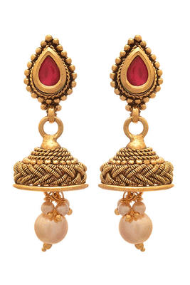 Gold pearl pendants 3