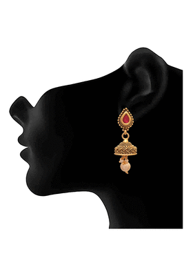Gold pearl pendants 4