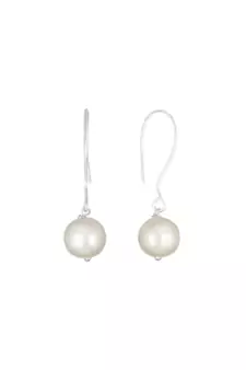 Silver pearl pendants