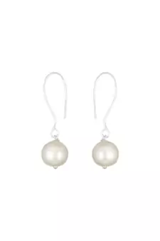 Silver pearl pendants