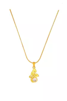 Gold diamond pendants