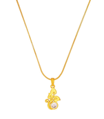 Gold diamond pendants