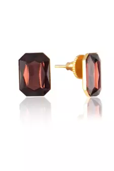 Gold crystal pendants