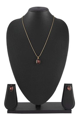 Gold crystal pendants 2