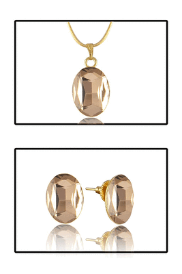 Gold crystal pendants 5