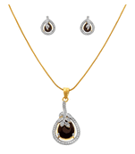 Gold diamond pendants