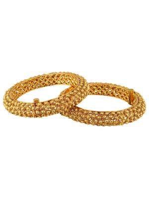 Gold Cubic Zirconia Bangles And Bracelets 1