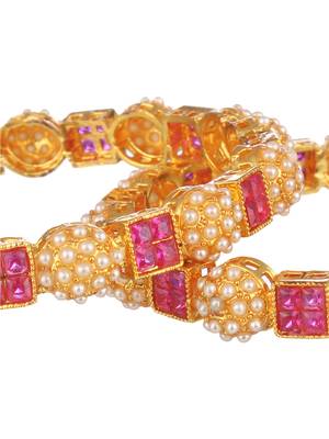 Gold Cubic Zirconia Bangles And Bracelets 2