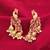 Saizen Multi Alloy Bridal & Daily - Set Of Peacock Drop Earring