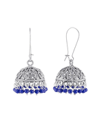 Silver jhumkas