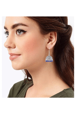 Silver jhumkas 3
