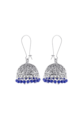 Silver jhumkas 4