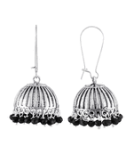 Silver jhumkas