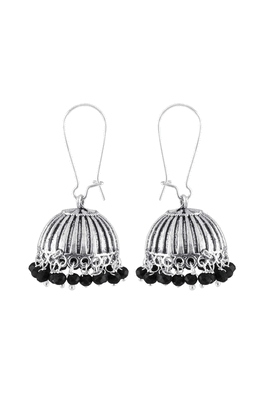 Silver jhumkas 4