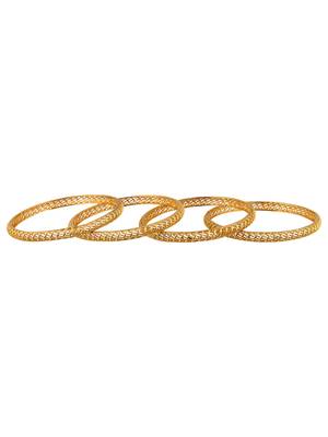 Gold Cubic Zirconia Bangles And Bracelets 1