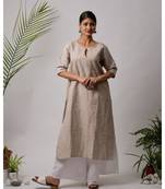 Jaffna Linen Hand blick Kurta