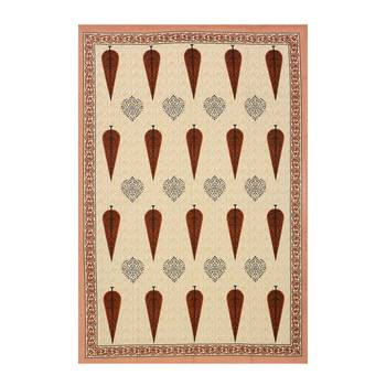 Cotton TC120 Hand Block Printed Ethnic Motif Single Bedsheet with One Pillow Cover 3