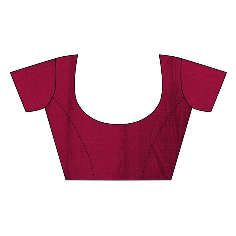 Multicolor Printed Art Silk Saree With Blouse