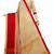 beige woven art silk saree with blouse