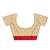 beige woven art silk saree with blouse