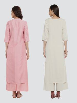 Combo Of Two Digital And Foil Print Kurtis 3