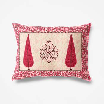 Cotton TC120 Hand Block Printed Ethnic Motif Single Bedsheet with One Pillow Cover 5