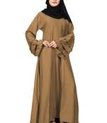 Justkartit Black Beads Work Daily Wear Nida Abaya Burkha With Chiffon Hijab Dupatta