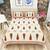 Jaipuri Hand Print 100% Cotton King Size Bedsheet with 2 Pillow Covers