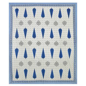 Jaipuri Hand Print 100% Cotton King Size Bedsheet with 2 Pillow Covers 3