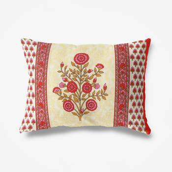Jaipuri Hand Block Printed Traditional 200TC Cotton Double Bedsheet with 2 Pillow Covers 5