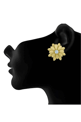 Yellow diamond studs 2