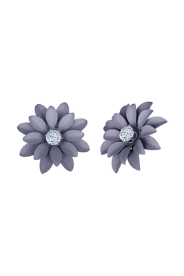 Grey diamond studs 1