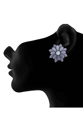 Grey diamond studs 2
