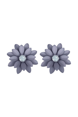 Grey diamond studs 4