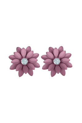Pink diamond studs 1