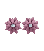 Pink diamond studs