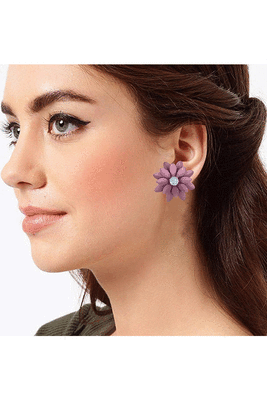 Pink diamond studs 3