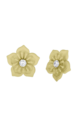 Yellow diamond studs 4